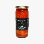 Ajo Picado Picante en Aceite con Aji y Pimenton x 120 Gr.VIDRIO