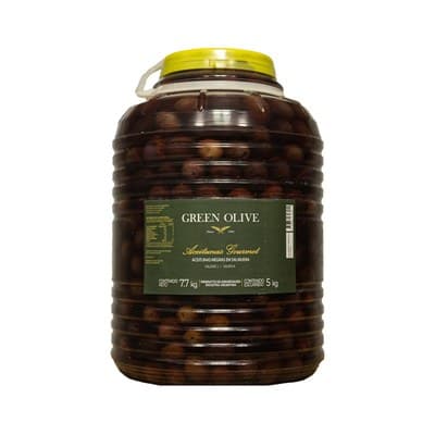 Aceitunas Negras Naturales N° 0 x 2 Kg. Esc. (En Aceite 2 CM) VIDRIO