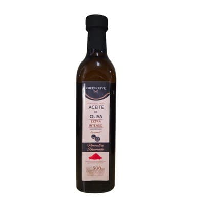 Aceite de Oliva Blend EXTRA INTENSO CON PIMENTON AHUMADO x 500 Ml. VIDRIO