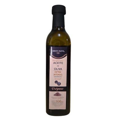 Aceite de Oliva Blend EXTRA INTENSO CON OREGANO x 500 Ml. VIDRIO