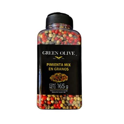 Pimienta Negra en Granos PREMIUM x 165 Gr. PET ESPECIERO