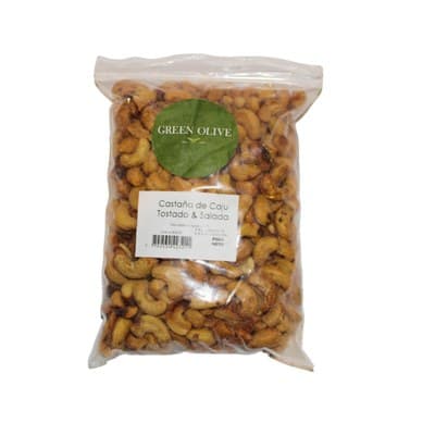 Castañas de Caju Horneadas y Saladas x 1 Kg. ZIPLOC